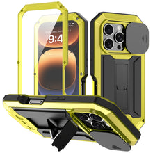 Load image into Gallery viewer, Heavy Duty Shockproof Metal iPhone Case