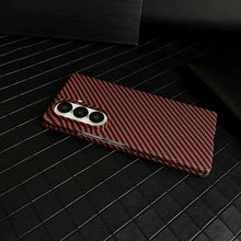Load image into Gallery viewer, Carbon Fiber MagSafe Samsung Galaxy Z Fold Case With Screen Protector