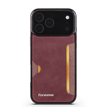 Load image into Gallery viewer, F5 Card Slot PU Leather Case for iPhone Series, Red