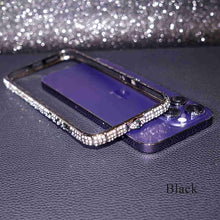 Load image into Gallery viewer, Diamond Metal Bumper iPhone Case