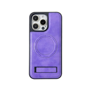 MagSafe Holder Leahter iPhone Case