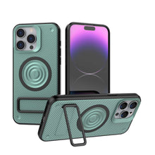 Load image into Gallery viewer, Apple iPhone Case Carbon Fiber Holder Protective Cover