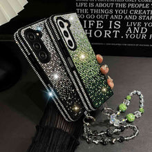 Load image into Gallery viewer, Gradient Diamond Samsung Flip Fold Case Cover