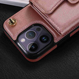 Organ Card Pack Leather iPhone Case, Camera Close-up