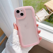 Load image into Gallery viewer, Transparent  Wave Edge iPhone Case