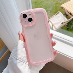 Transparent  Wave Edge iPhone Case