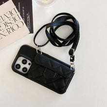 Load image into Gallery viewer, Fashion Litchi Pattern Anti-fingerprint iPhone Case, Black