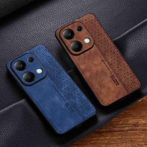 Redmi Case Business Style 3D Embossing Protective Cover