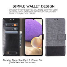 Load image into Gallery viewer, Canvas Samsung A Series Case Flip Window Fold Cover