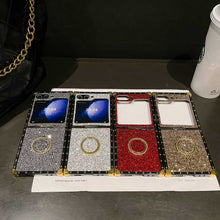 Load image into Gallery viewer, Samsung Flip Case Metal Finger Ring Holder Cover