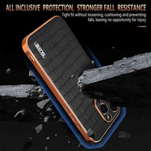 Load image into Gallery viewer, Crocodile PU Leather Apple iPhone Casing