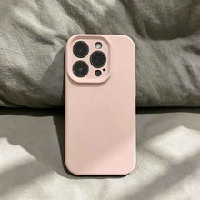 Load image into Gallery viewer, Soft TPU iPhone Fine Camera Hole Case, Pink