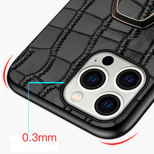 Load image into Gallery viewer, Apple iPhone Case Magnetic Holder Leather Cover