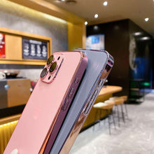 Load image into Gallery viewer, Luxury AG Glass Skin Feeling Good Hand Feeling Full Body iPhone Case, Side View