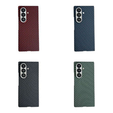 Load image into Gallery viewer, Carbon Fiber MagSafe Samsung Galaxy Z Fold Case With Screen Protector