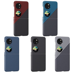 Hard Carbon Fiber Case Cover for Samsung Huawei Oppo Vivo OnePlus Honor