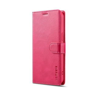 Redmi Case Magnetic Snap Buckle Card Slot Leather Cover