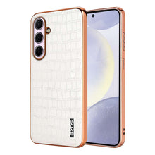 Load image into Gallery viewer, Crocodile PU Leather Samsung S and A Series Casing