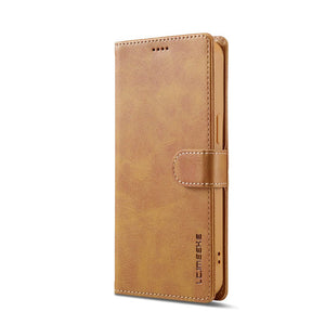 Redmi Case Magnetic Snap Buckle Card Slot Leather Cover