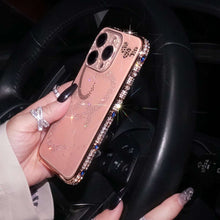 Load image into Gallery viewer, iPhone Diamond Metal Bumper,  Side View