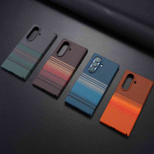Load image into Gallery viewer, Carbon Fiber With Screen Protector Hard Case for Samsung Fold Phone