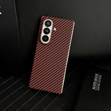 Load image into Gallery viewer, Carbon Fiber MagSafe Samsung Galaxy Z Fold Case With Screen Protector
