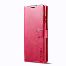 Load image into Gallery viewer, Samsung A Series Case Magnetic Snap Buckle Card Slot Leather Cover
