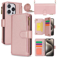 Load image into Gallery viewer, Multi-function Wallet Apple iPhone Case Cover