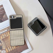 Load image into Gallery viewer, Samsung Flip Woven Case Cover