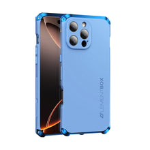 Load image into Gallery viewer, Apple iPhone 16 Pro Max Frosted Metal Case, Blue Blue