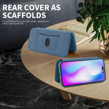 Load image into Gallery viewer, iPhone Case Flip Liquid Skin Feel Cover