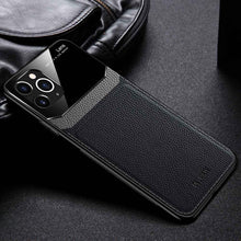 Load image into Gallery viewer, Delicate Apple iPhone Case Leather Glass Protective Cover