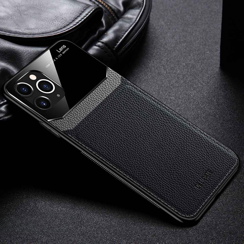 Delicate Apple iPhone Case Leather Glass Protective Cover