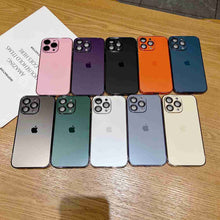 Load image into Gallery viewer, Luxury AG Glass Skin Feeling Good Hand Feeling Full Body iPhone Case, Multi-color Display