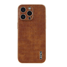 Load image into Gallery viewer, Crocodile PU Leather Apple iPhone Casing