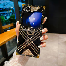 Load image into Gallery viewer, Samsung Flip Case Metal Finger Ring Holder Cover