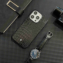 Load image into Gallery viewer, Brand Leather Case for Apple iPhone