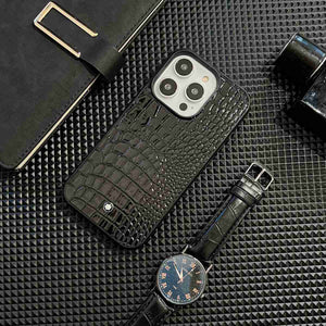 Brand Leather Case for Apple iPhone