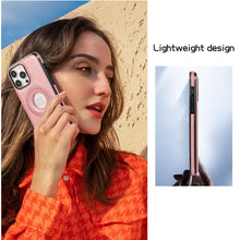 Load image into Gallery viewer, MagSafe iPhone Case Hollow Leather Cover