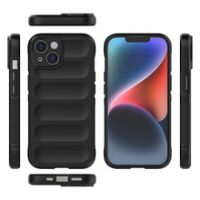 Load image into Gallery viewer, Apple iPhone Case Airbag Shockproof Cover, Black Overall View