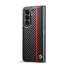 Load image into Gallery viewer, Carbon Fiber Pattern Flip Fold Case