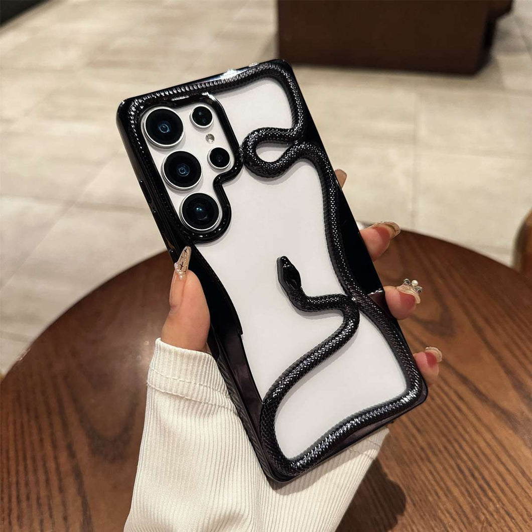 Plating Snake Case for Samsung, Black