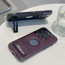 Load image into Gallery viewer, Electroplate Holder Apple iPhone Case