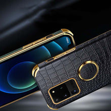 Load image into Gallery viewer, Samsung A Series Case Crocodile Pattern With Holder Protective Cover