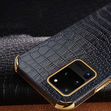 Load image into Gallery viewer, Samsung Crocodile Pattern PU Leather With Holder Protective Cover