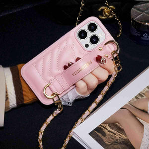 Leather Chain iPhone Case