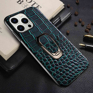 Apple iPhone Case Magnetic Holder Leather Cover