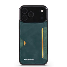 Load image into Gallery viewer, F5 Card Slot PU Leather Case for iPhone Series, Green