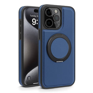 360 Rotation MagSafe Holder iPhone Case, blue