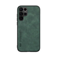 Load image into Gallery viewer, Samsung Case Built-In Magnetic Leather Protective Cover
